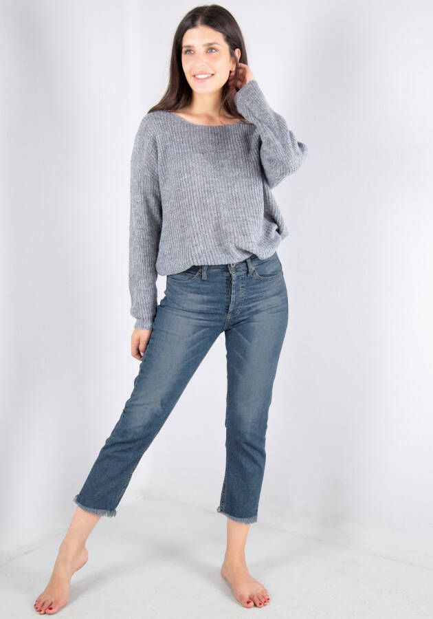 Please Jeans 7 8 jeans PL-P66MBQ Cropped model