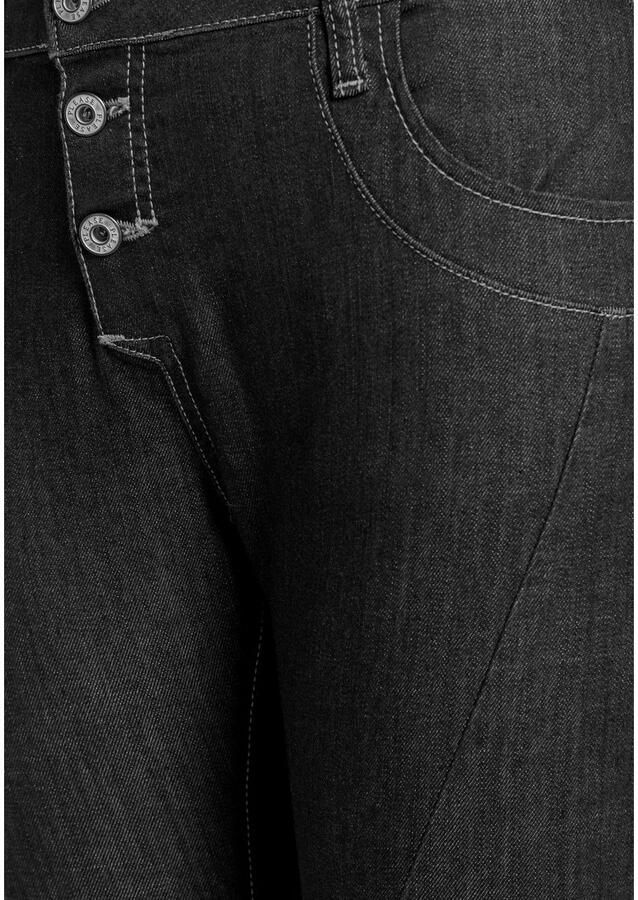 Please Jeans 5-pocket jeans Zichtbare knoopsluiting