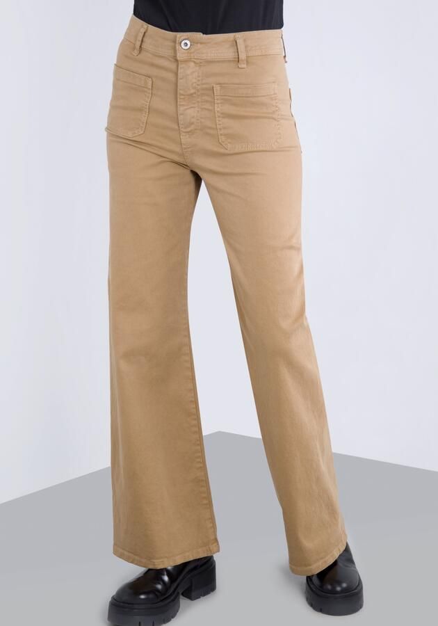 Please Jeans Broek met wijde pijpen van hoogwaardige katoenmix met stretch - Foto 20