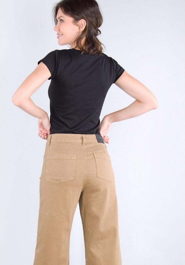 Please Jeans Broek met wijde pijpen van hoogwaardige katoenmix met stretch - Foto 10