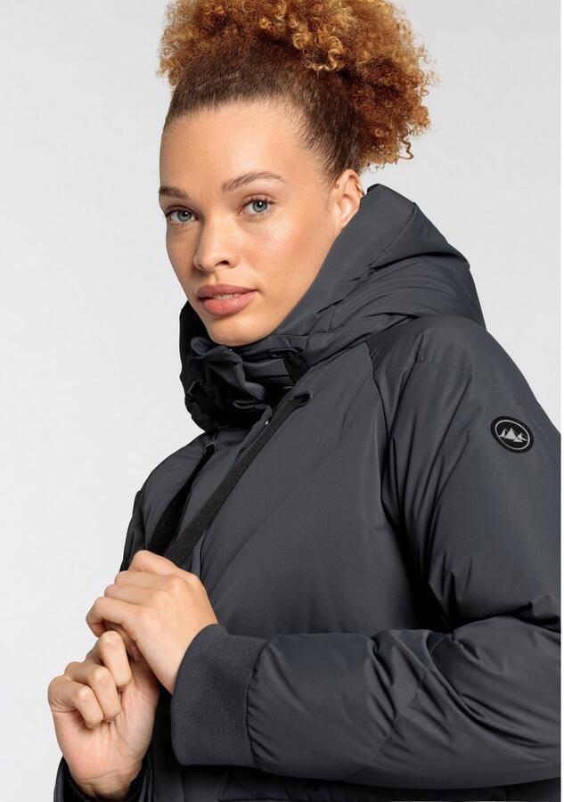 Polarino Donsjas in oversized-fit waterafstotend ademend & isolerend