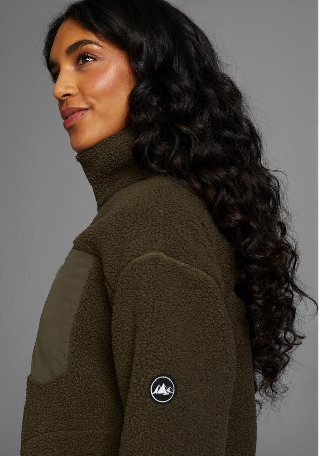 Polarino Fleecejack Teddy fleece jas oversized