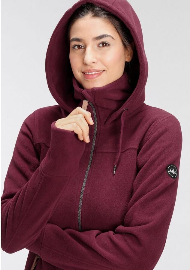 Polarino Fleecejack van fleece ademend sneldrogend - Foto 2