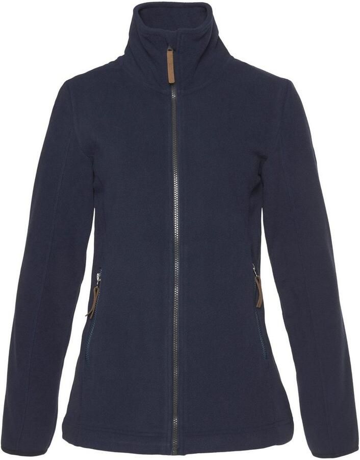 Polarino Fleecejack voor koude dagen van fleece casual look