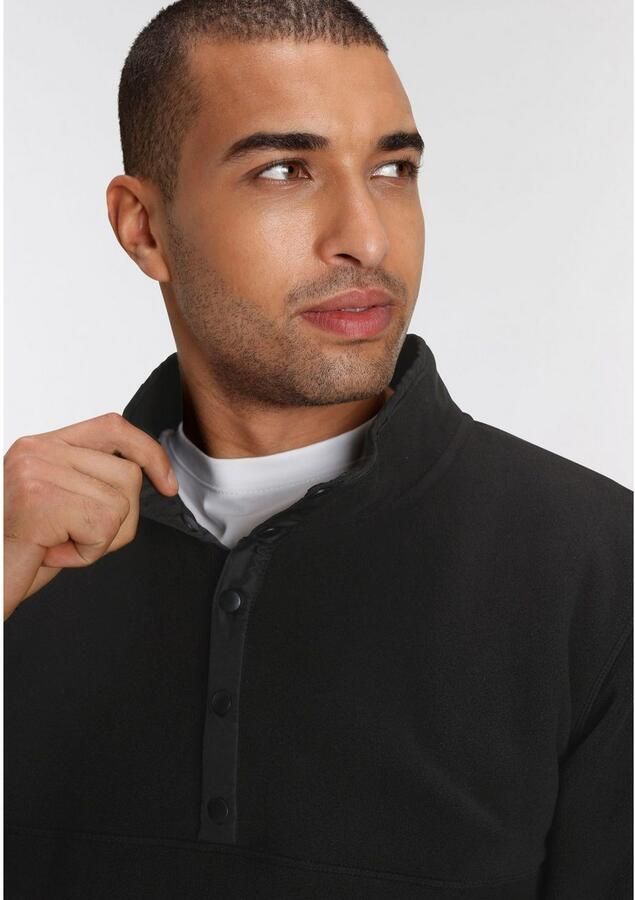 Polarino Fleecetrui sportieve stijl met rits van ade d materiaal - Foto 3