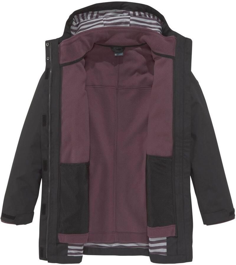 Polarino Functionele 3-in-1-parka ademend winddicht waterdicht met 2-weg rits (2 stuks)