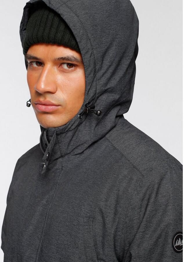 Polarino Functionele parka met reflecterende strepen - Foto 3