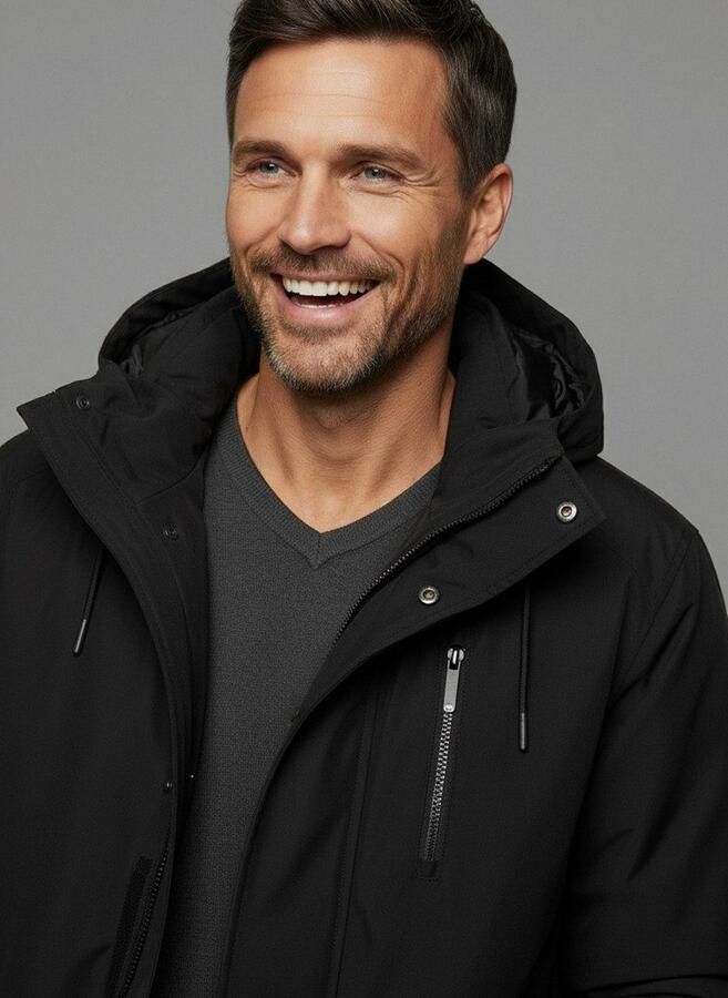 Polarino Functionele parka Nordgren ade d waterdicht winddicht met gevoerde capuchon - Foto 2