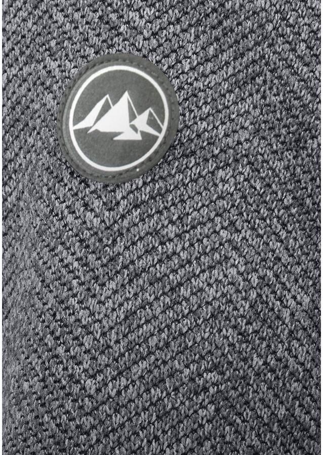 Polarino Gebreid fleecejack voor de herfst van warm materiaal sportieve stijl - Foto 3