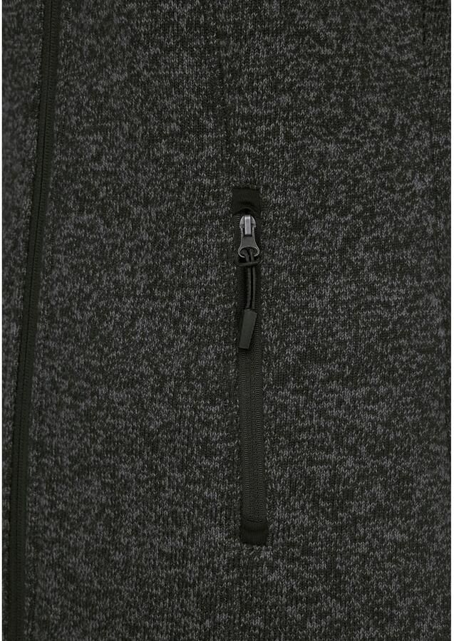 Polarino Gebreid fleecejack voor koude dagen van fleece sportieve stijl