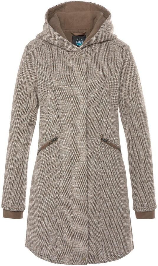 Polarino Gebreide jas ademend en warmte-isolerend. gebreide look aan de buitenkant fleece aan de binnenkant. - Foto 5