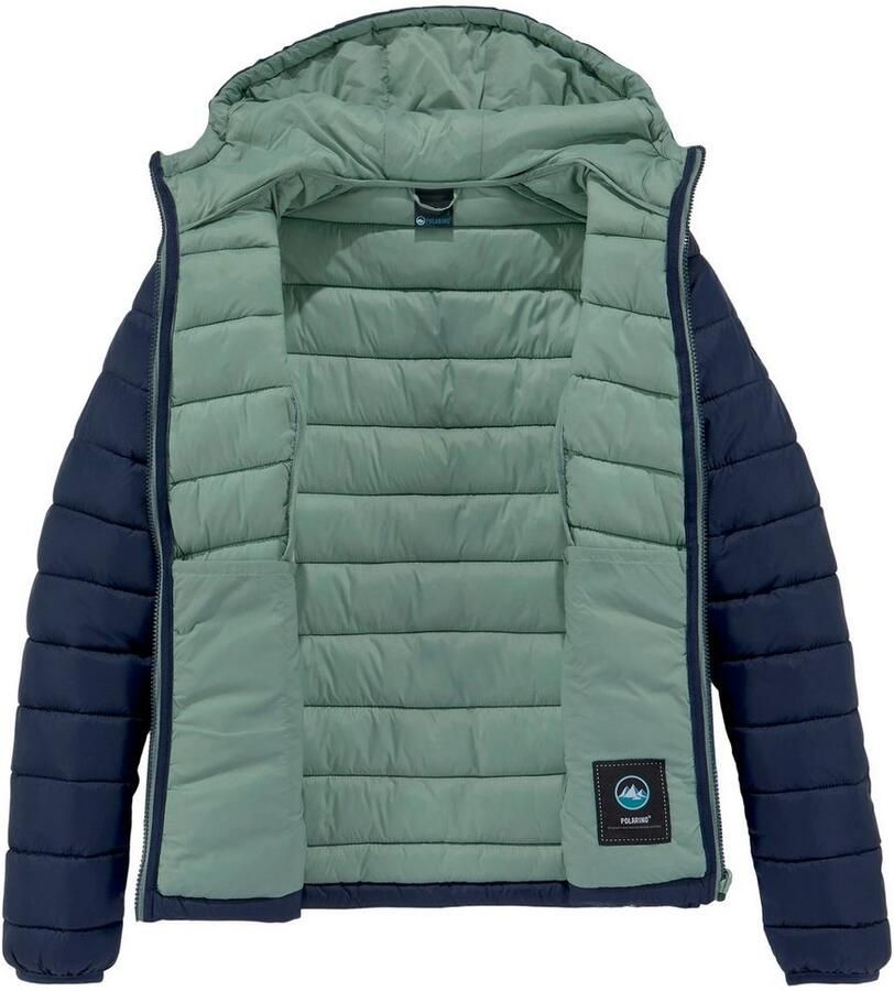 Polarino Gewatteerde jas Tussenjas voor koele dagen van licht geweven materiaal