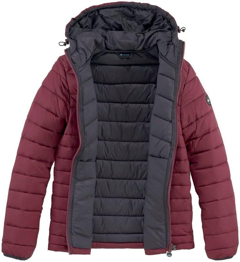 Polarino Gewatteerde jas Tussenjas voor koele dagen van licht geweven materiaal