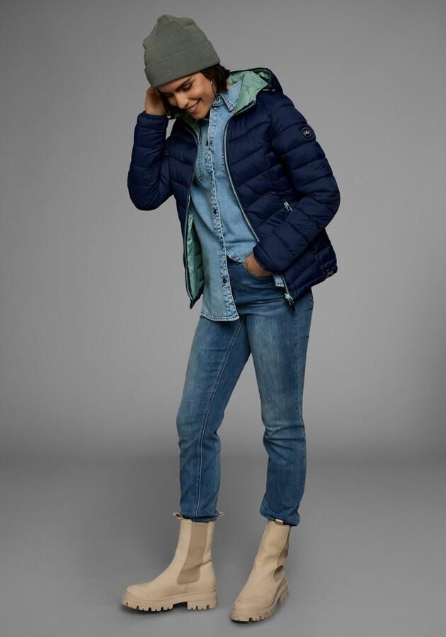 Polarino Gewatteerde jas Tussenjas voor koele dagen van licht geweven materiaal - Foto 6