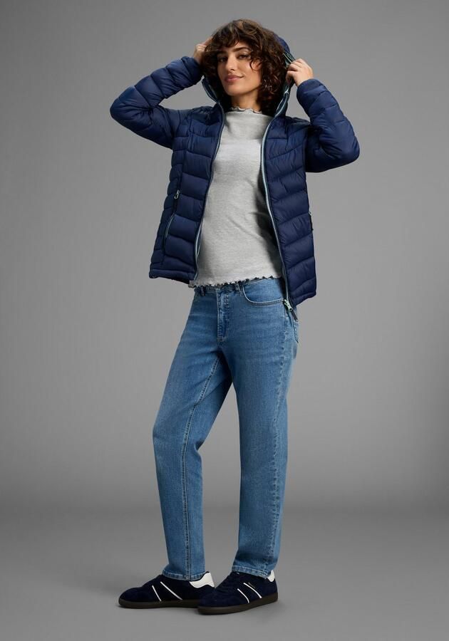 Polarino Gewatteerde jas Tussenjas voor koele dagen van licht geweven materiaal - Foto 12