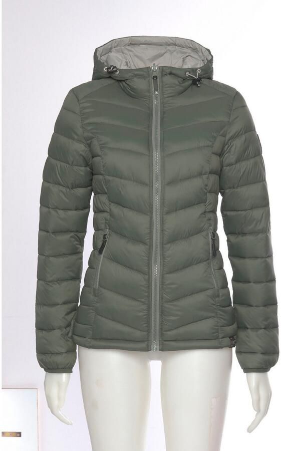 Polarino Gewatteerde jas voor koele dagen van licht geweven materiaal waterafstotend - Foto 7