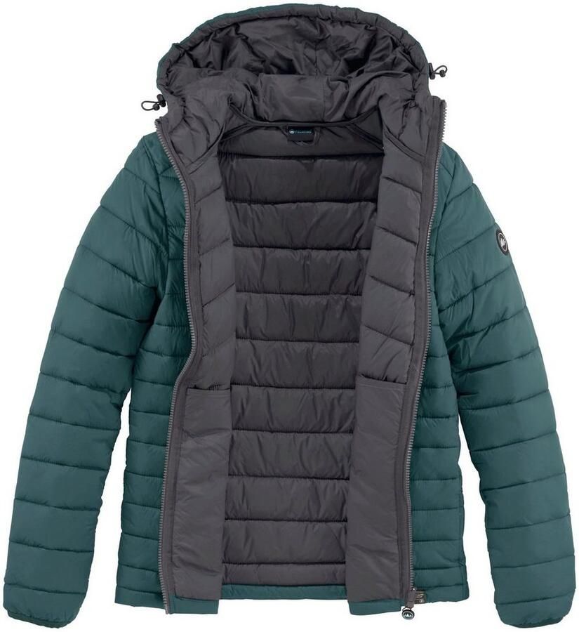 Polarino Gewatteerde jas Tussenjas voor koele dagen van licht geweven materiaal