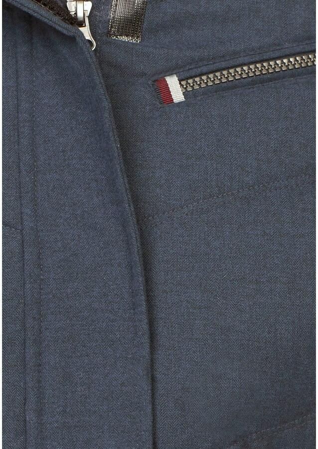 Polarino Gewatteerde jas met afneembare capuchon met faux fur veel zakken - Foto 2