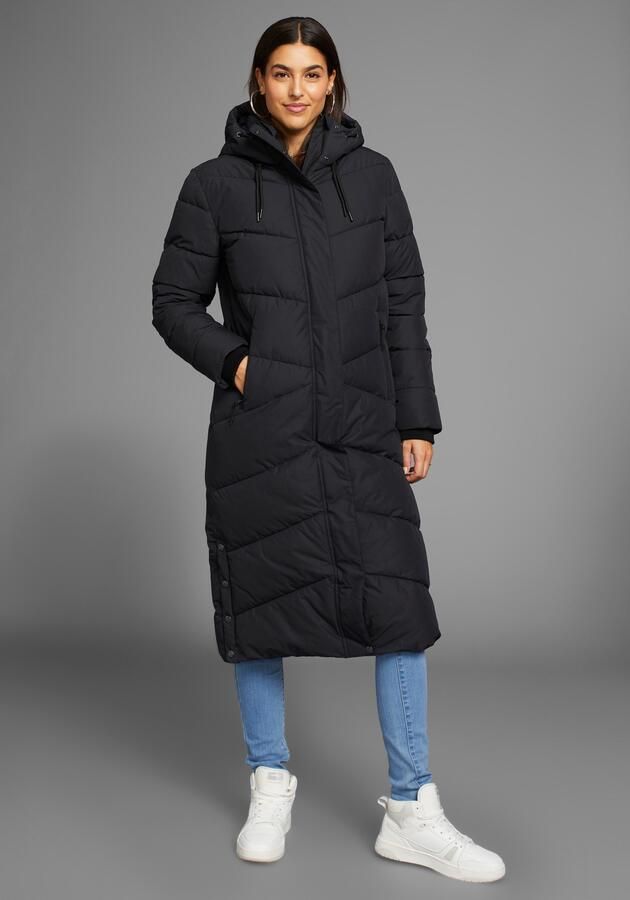 Polarino Gewatteerde jas van waterdicht en winddicht bovenmateriaal oversized vorm - Foto 6