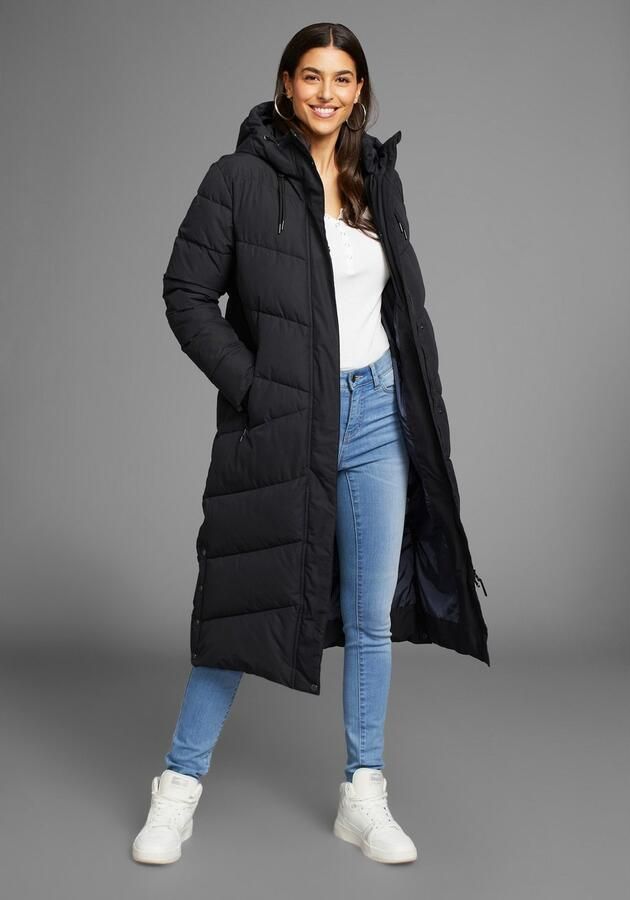 Polarino Gewatteerde jas van waterdicht en winddicht bovenmateriaal oversized vorm - Foto 3