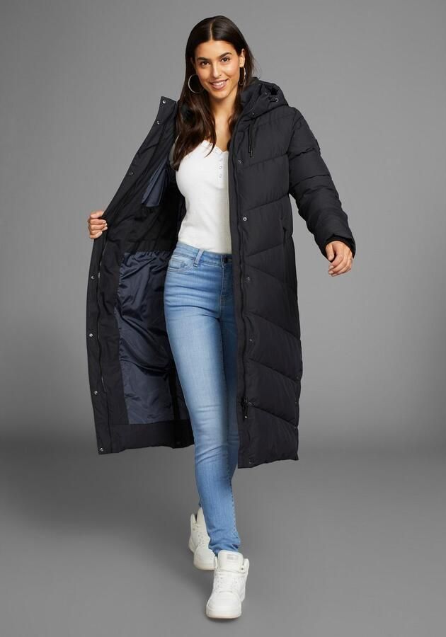 Polarino Gewatteerde jas van waterdicht en winddicht bovenmateriaal oversized vorm - Foto 4