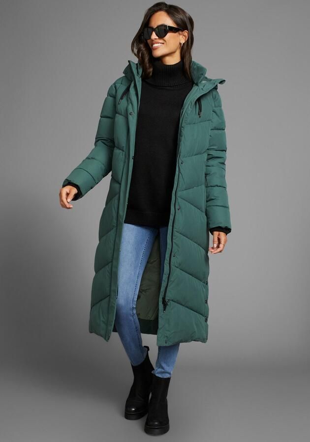 Polarino Gewatteerde jas van waterdicht en winddicht bovenmateriaal oversized vorm - Foto 4