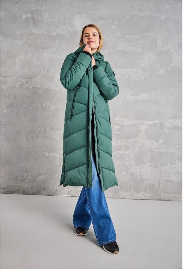 Polarino Gewatteerde jas van waterdicht en winddicht bovenmateriaal oversized vorm - Foto 6