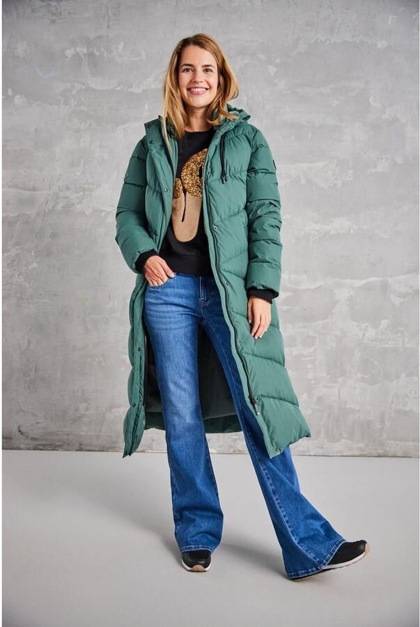 Polarino Gewatteerde jas van waterdicht en winddicht bovenmateriaal oversized vorm - Foto 11