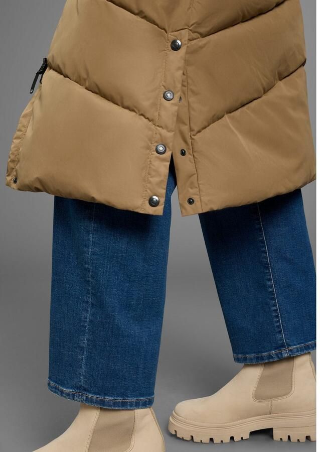 Polarino Gewatteerde jas van waterdicht en winddicht bovenmateriaal oversized vorm