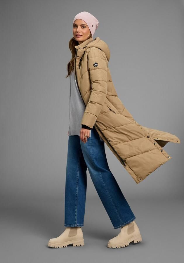 Polarino Gewatteerde jas van waterdicht en winddicht bovenmateriaal oversized vorm - Foto 3