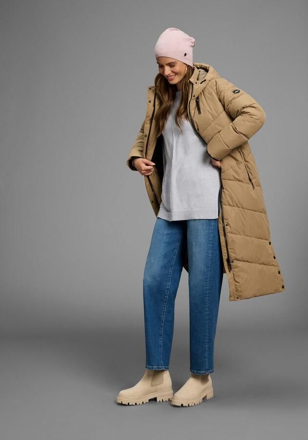 Polarino Gewatteerde jas van waterdicht en winddicht bovenmateriaal oversized vorm - Foto 4