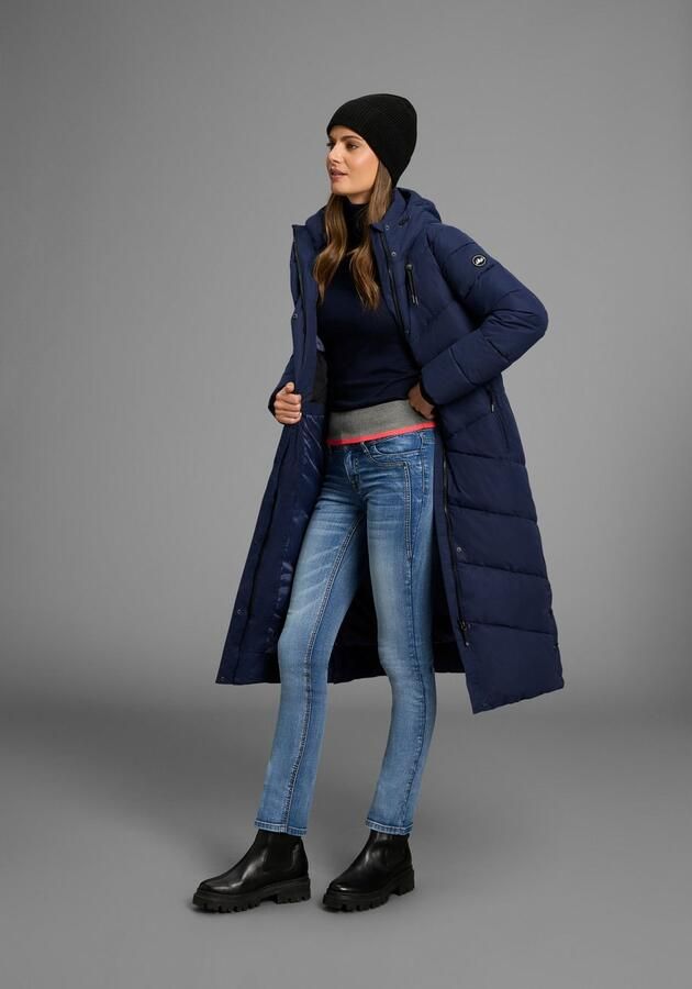 Polarino Gewatteerde jas van waterdicht en winddicht bovenmateriaal oversized vorm - Foto 4