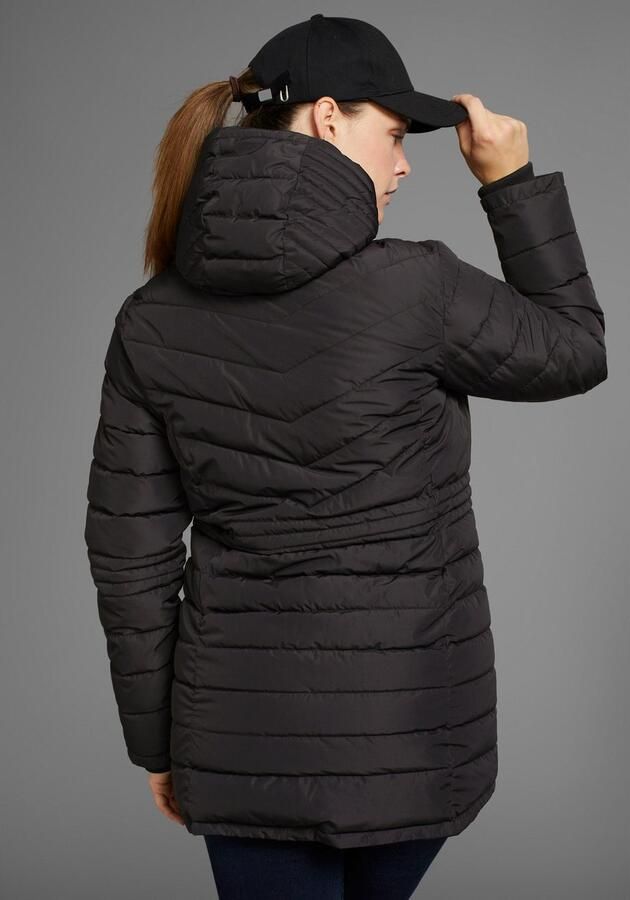 Polarino Gewatteerde jas voor het tussenseizoen en koele dagen ademend waterafstotend