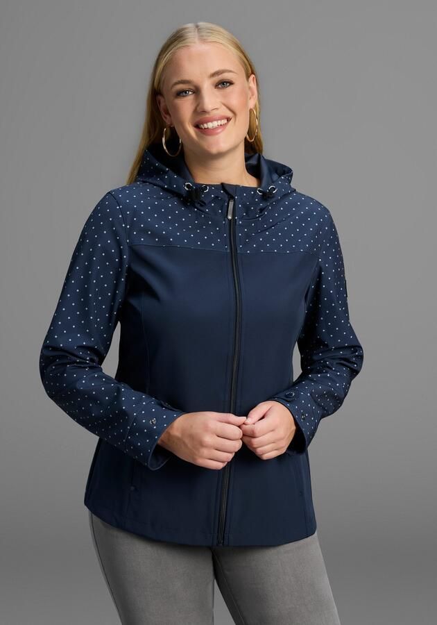 Polarino Softshell-jack met print tussenjas - Foto 6