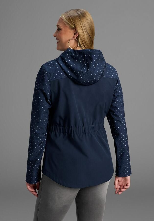 Polarino Softshell-jack met print tussenjas - Foto 3