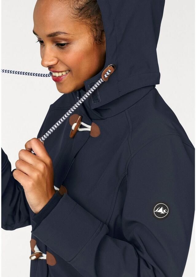 Polarino Softshell-jack voor tussenseizoenn ademend winddicht waterafstotend - Foto 2