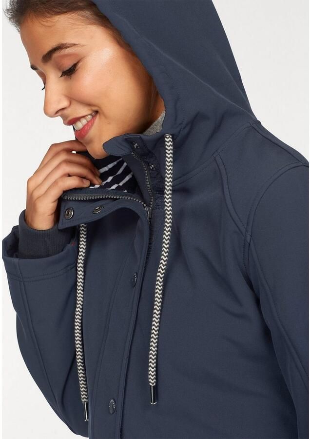 Polarino Softshell-parka met fleece binnenkant van softshell waterafstotend winddicht - Foto 2