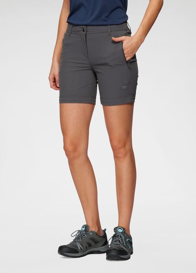 Polarino Trekkingshorts van elastisch functioneel materiaal - Foto 6