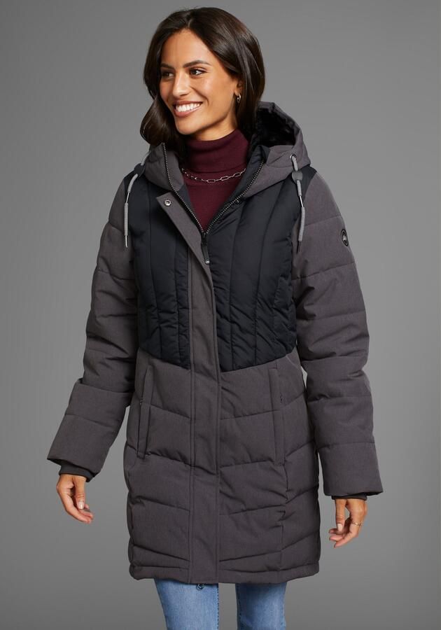Polarino Winterjack gequilted winterparka met gevoerde capuchon - Foto 6