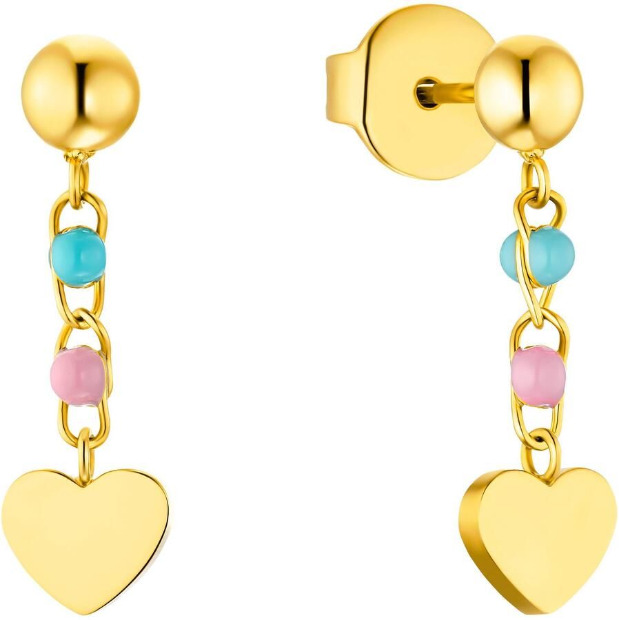 Prinzessin Lillifee Paar oorhangers Harten met zirkoon (synthetisch) - Foto 3