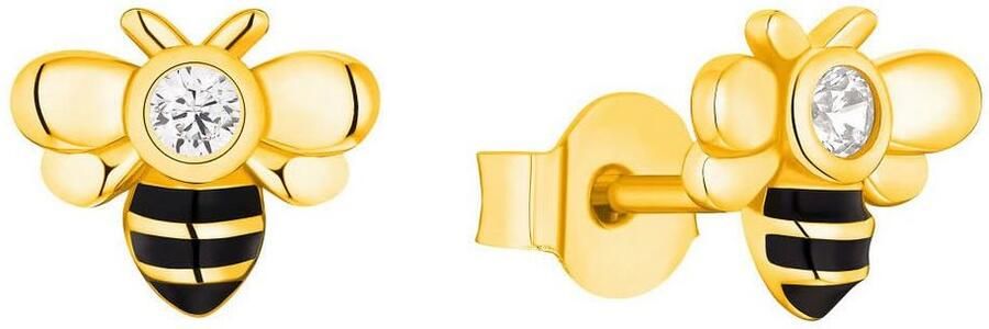 Prinzessin Lillifee Paar oorstekers Bee met zirkoon (synthetisch) - Foto 3