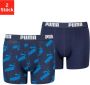 PUMA Boxershort voor jongens met merkopschrift in de band (set 2 stuks) - Thumbnail 1