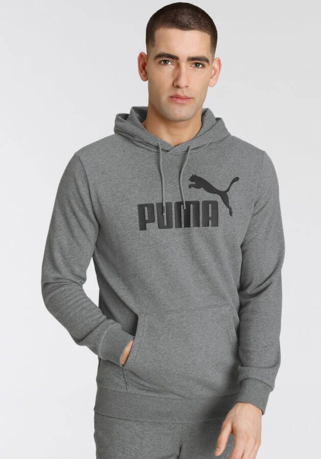 Puma Big Logo Hoodie 586688 03 Grijs Heren