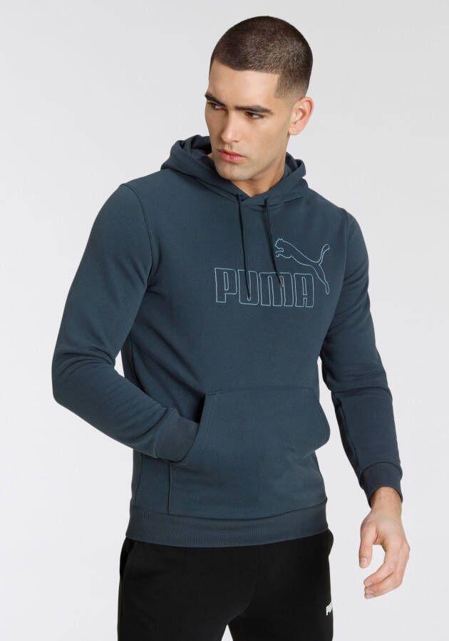 Puma Essentials Elevated Hoodie Blue Heren