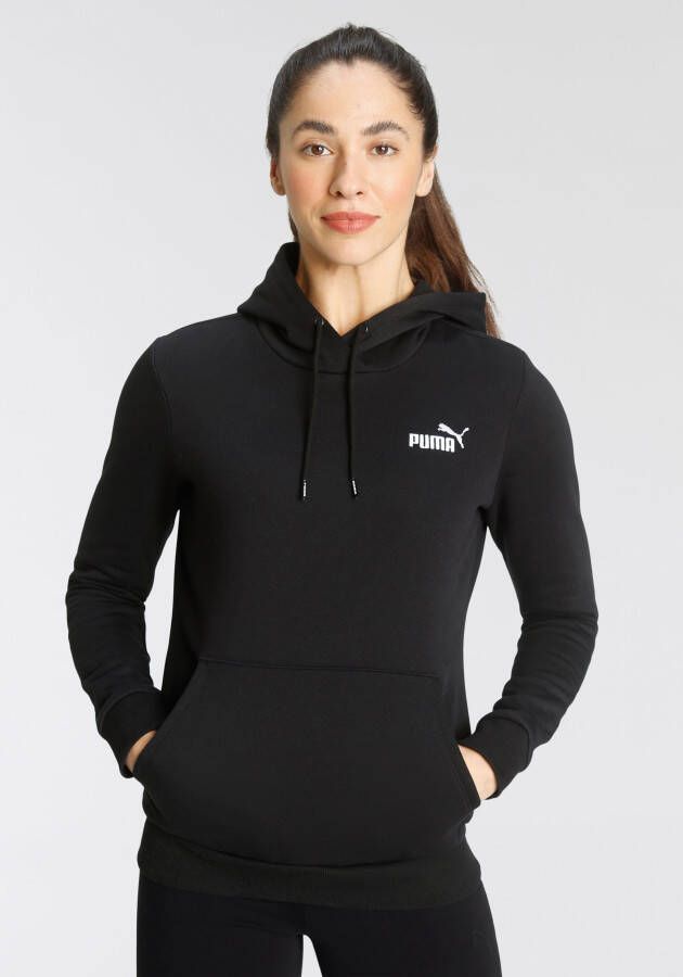 Puma Zwarte hoodie met geborduurd logo Black Dames