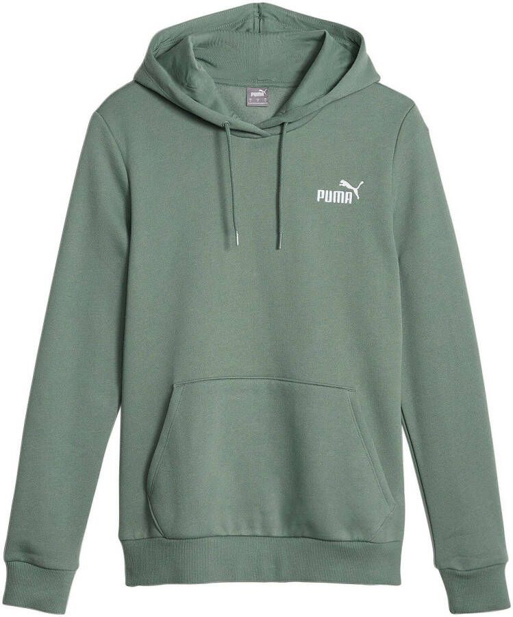 Puma Geborduurde hoodie Essentials+ FL Green Dames