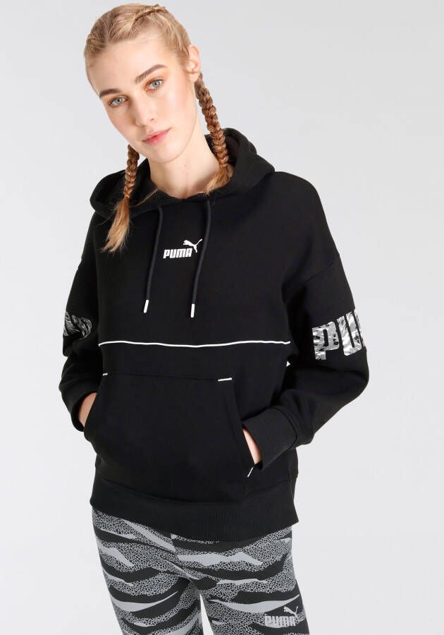 Puma Power Safari Hoodie voor Dames Black Dames