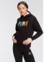 Puma Zwarte Grafische Hoodie Lichtgewicht Sweatshirt Black Dames - Thumbnail 1
