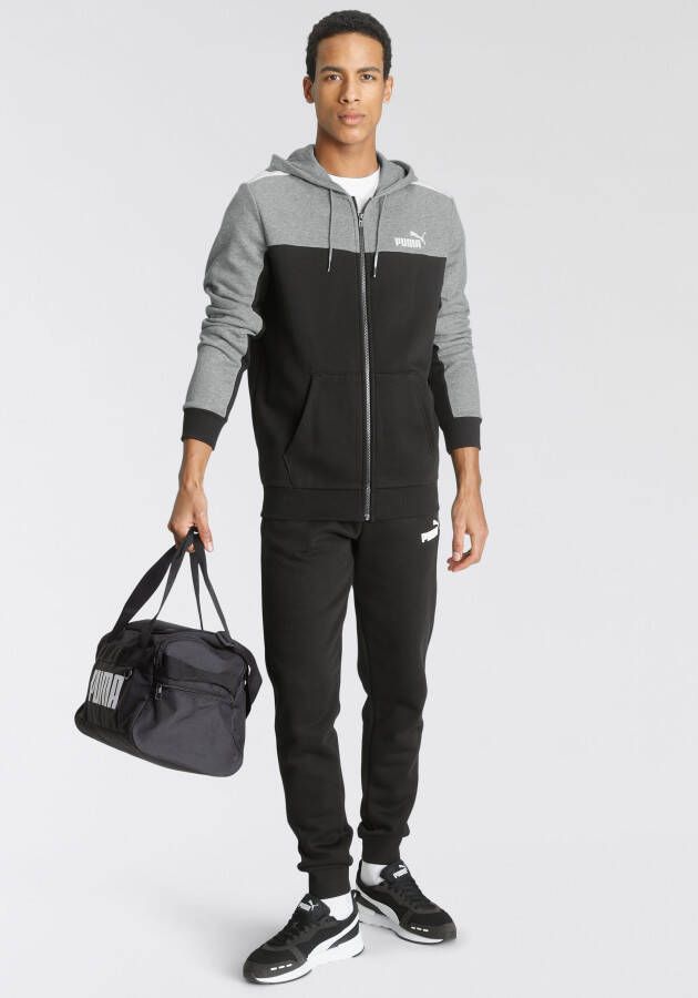 PUMA Joggingpak ESS+ Hooded Colorblock Suit FL cl (set 2-delig)