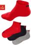PUMA Korte sokken met ribboorden (3 paar) - Thumbnail 1